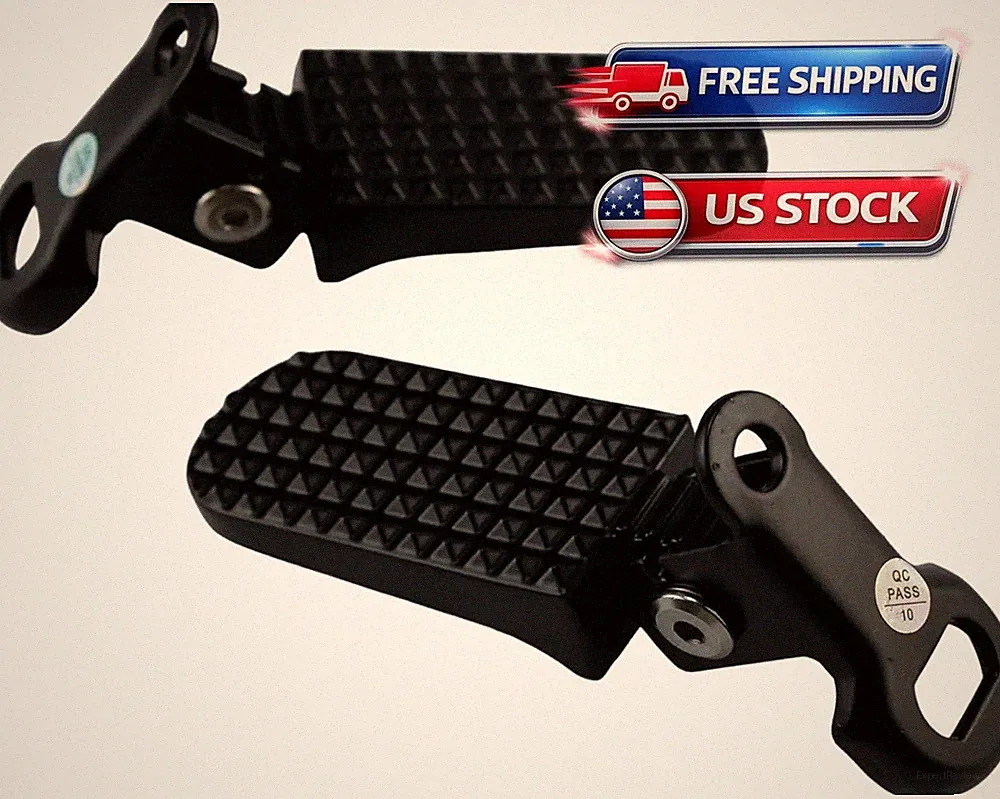 1 Pair Mini Folding Bicycle Rear Foot Pegs for Mountain Bike E-Bike