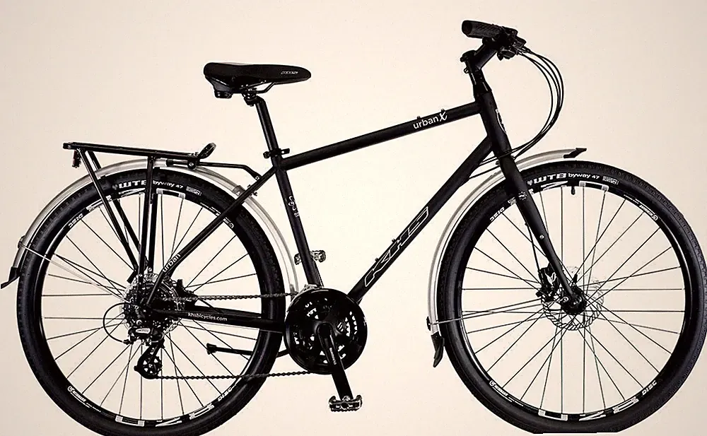 2025 KHS Urban X SC-100 650B 27.5" Commuter Bike 24-Speed Extra Large Black NEW