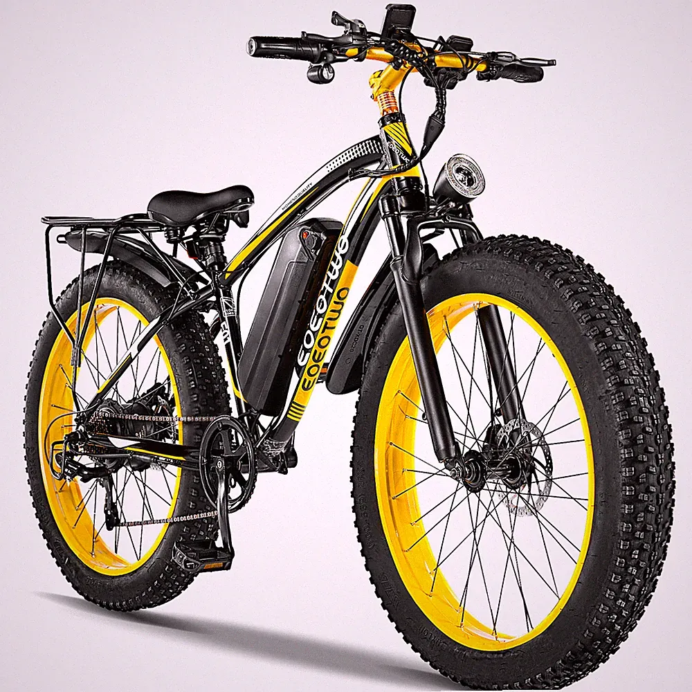26" Fat Tire Electric Mountain Bikes for Adults 1500W 34MPH 60Miles Fast E-bike