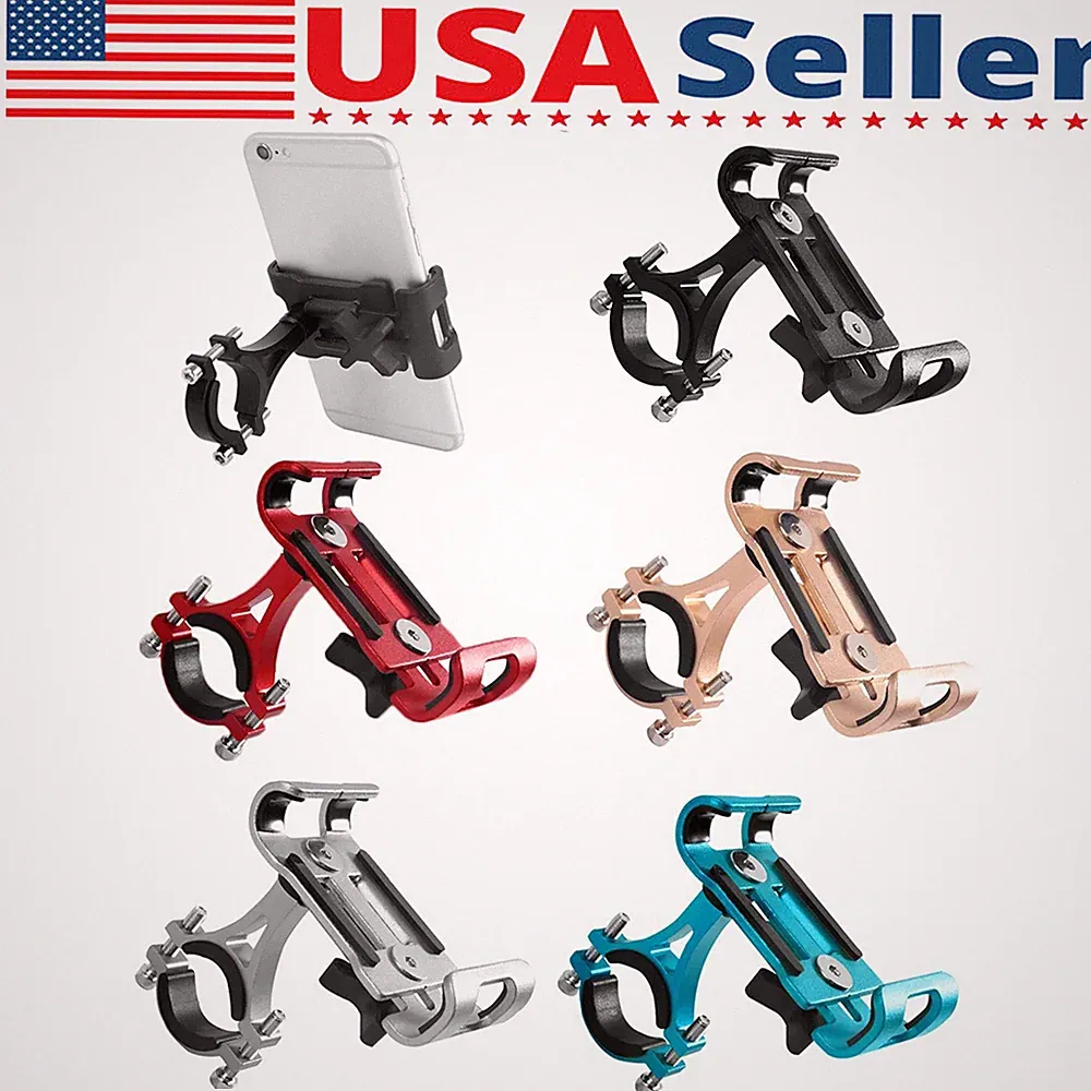 360° Aluminum Motorcycle Bike Bicycle GPS Cell Phone Holder Handlebar Mount New