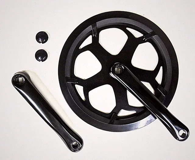 56T Chainring 170mm Aluminum Forged Crank Arm Crankset Ebike Bicycle Folding