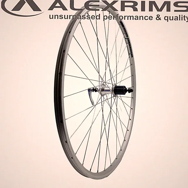 700c Alex EN24/ Formula/ 135mm 8-10 Speed QR Silver Hybrid Bike Rear Wheel