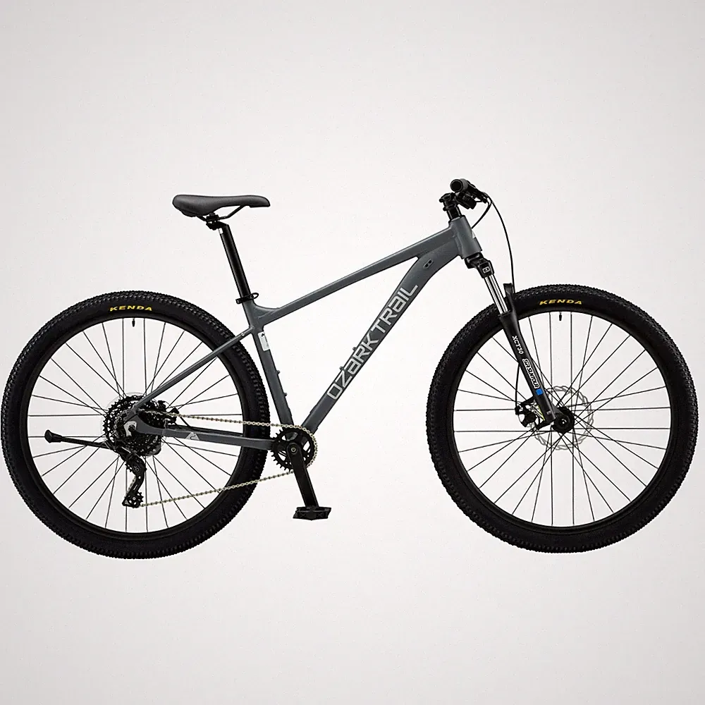 Adult's 29" Ozark Trail Mountain Bike, 9-Speed Bicycle, Medium Frame, Gray