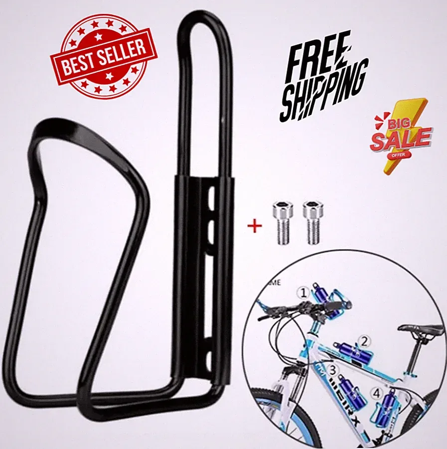 ALUMINUM BIKE BOTTLE CAGE holder for water beverage soda drink mountain bicycle