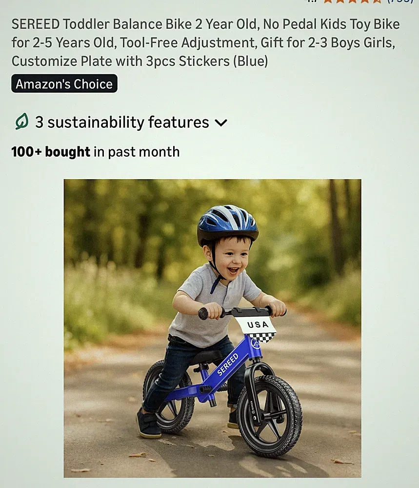 Balance Bike For Toddlers BoBike