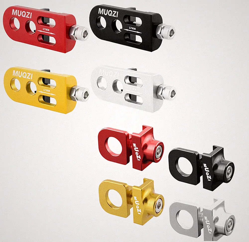 Bike Chain Tensioner Alloy Adjustable Bicycle MTB Fixie Folding BMX Single Speed