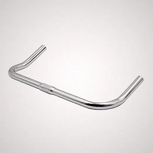 Bike Handlebar Aluminum Alloy Fixed Gear Road Bicycle Handlebars Silver