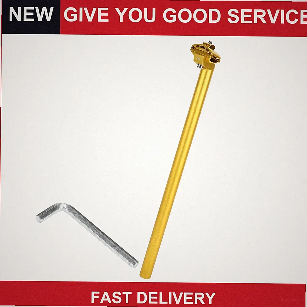 Bike Seat Posts 25.4x500mm Extra Long Adjustable Angle Aluminum Alloy