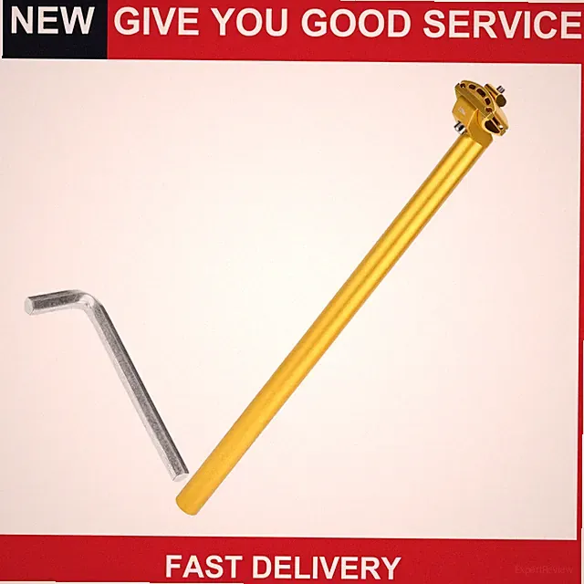 Bike Seat Posts 27.2x500mm Extra Long Adjustable Angle Aluminum Alloy
