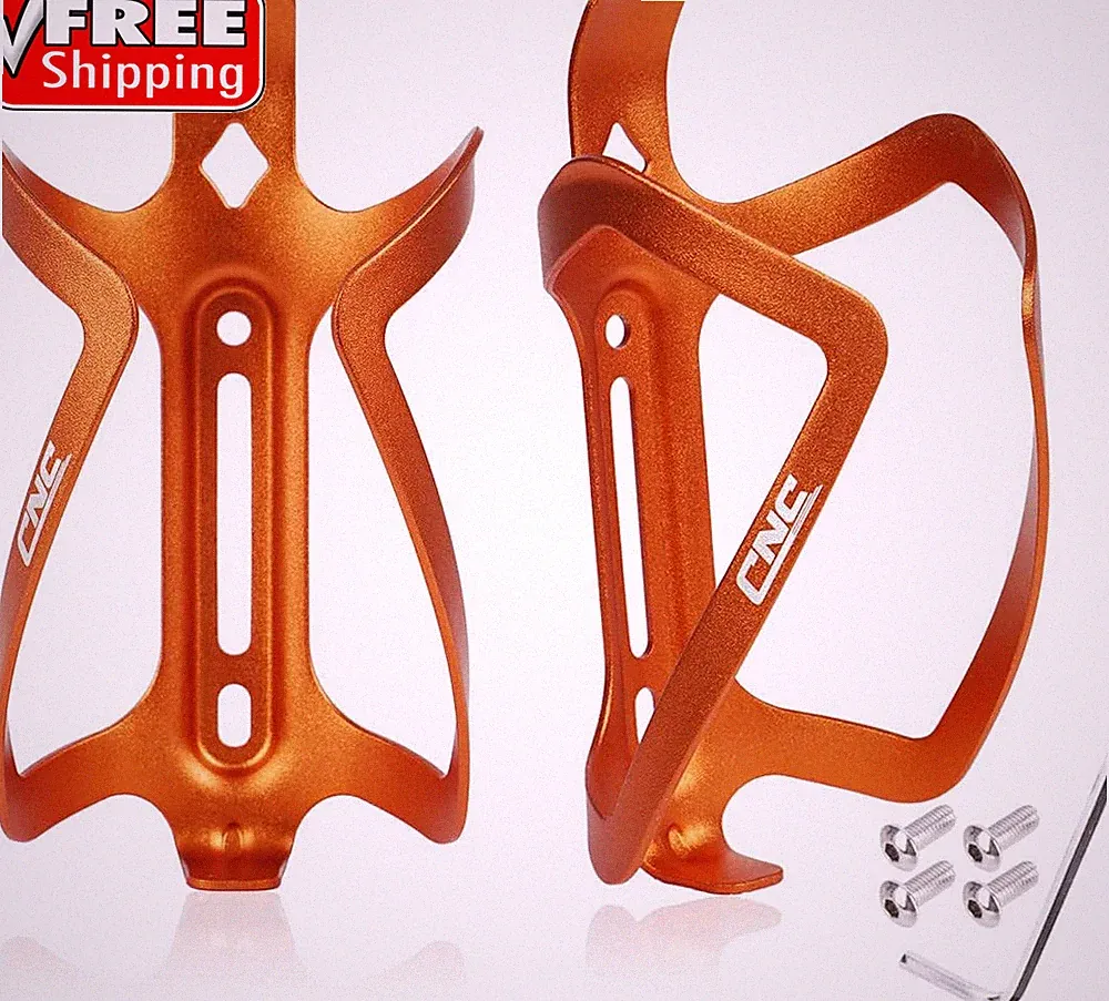Bike Water Bottle Holder, Aluminum Bike Water Bottle Cage for Road Bike/Mountain
