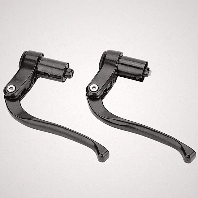 Brake Lever Fixed Gear Folding Bike Handlebar Accessory (Black)