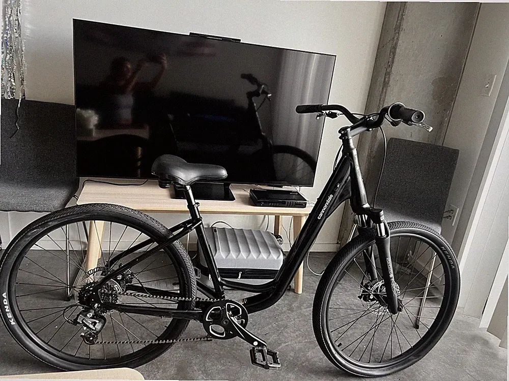 Cannondale Adventure 2 Bike. Never Used Matte Black Color with Front Shocks. New
