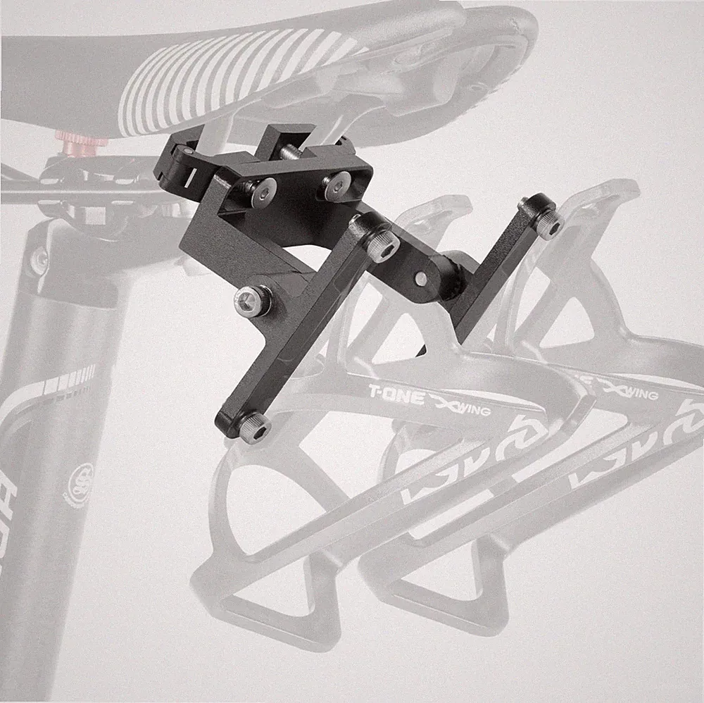 CyclingDeal Bicycle Saddle Double Water Bottle Cage Mount Holder Only