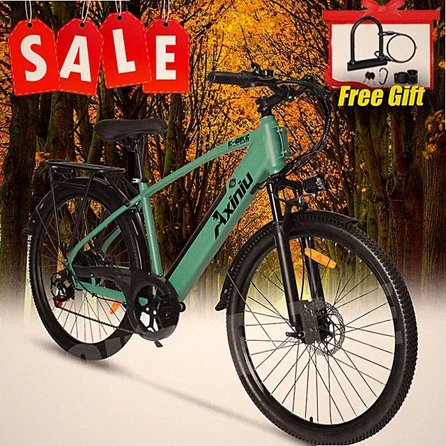 E-bike 26" 750W 36V Electric Bike Mountain Bicycle Fat Tire 25mph for Adults