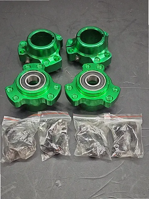 Green Go Cart Front Wheel Hub 5/8" Id Bearing Mini Bike Drift Trike Racing