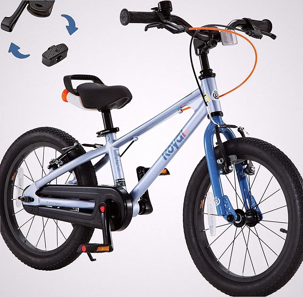 Kids 16" EZ Pro Bike – Lightweight Aluminum Balance & Pedal Bike w/ Handbrakes