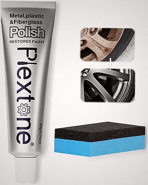 Metal Polish Paste for Home, Bike, Boat and Car Cleaning, Alloy Wheel Cleaner, R