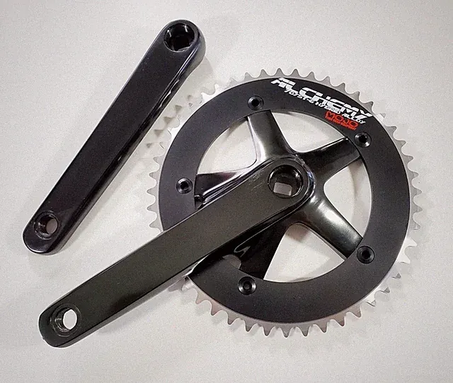 MOJO ALCHEMY CRANKSET - Fixed Gear Track - 170mm BLACK - 49T