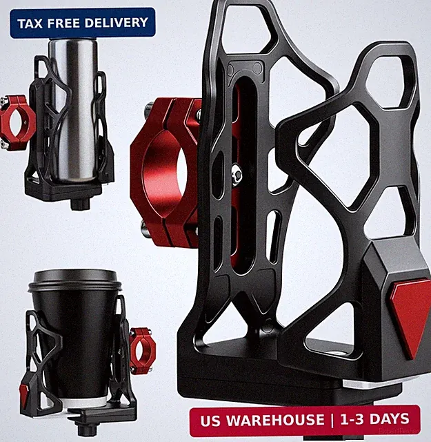 Motorcycle ATV Cup Holder，Bike Cup Holder，Adjustable Drink Holder for ，(Suitable