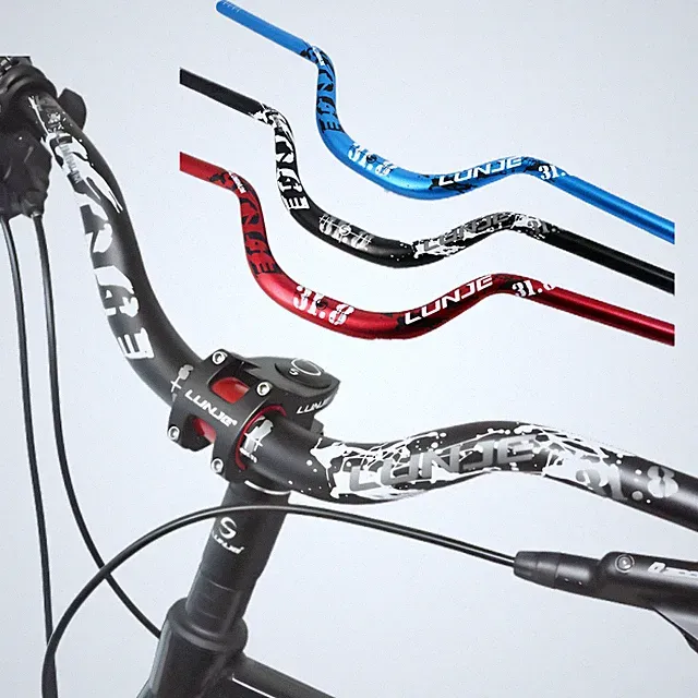 Mountain Bike High Handlebar 31.8mm Length 720mm Rise 30/90mm Aluminium Alloy US