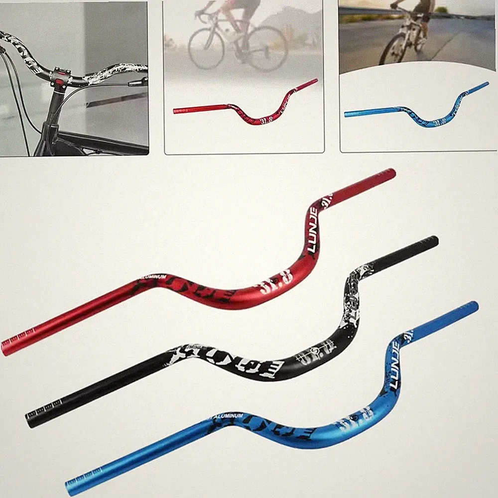 Mountain Bike MTB Handlebars 30/90mm Rise 720mm Long Bicycle Riser for Cycling