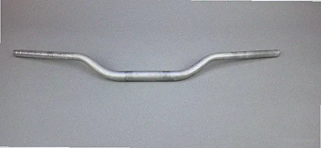 Mountain Bike Riser Bar Handlebars 25.4mm Clamp Aluminum Silver