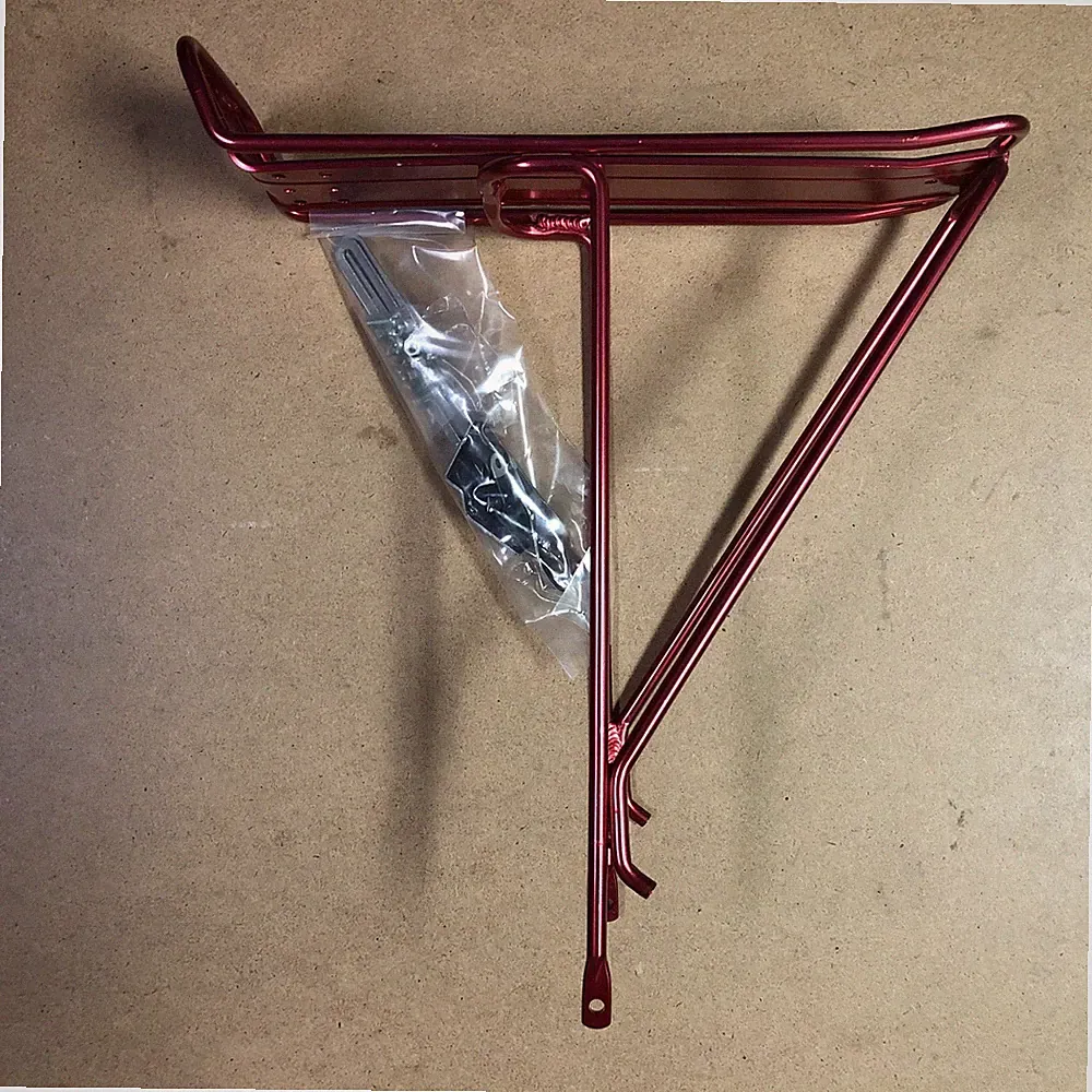 New Bike Bicycle MTB ATB Rear Cargo Carrier Rack 26" Shiny Red