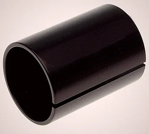 OMNI Racer WORLDS LIGHTEST Stem Shim 1" steerer to 1 1/8" fork 28.6-25.4mm BLACK