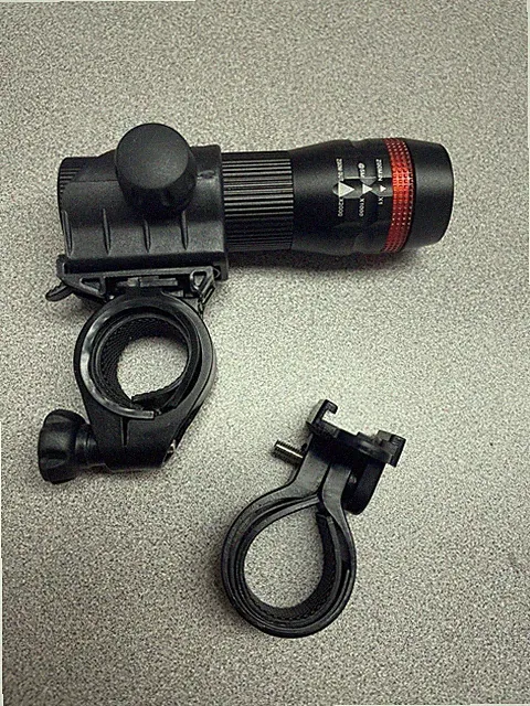 Ozark Trail Deluxe Aluminum Multi-Use Bike Light Set / 200 LUMENS