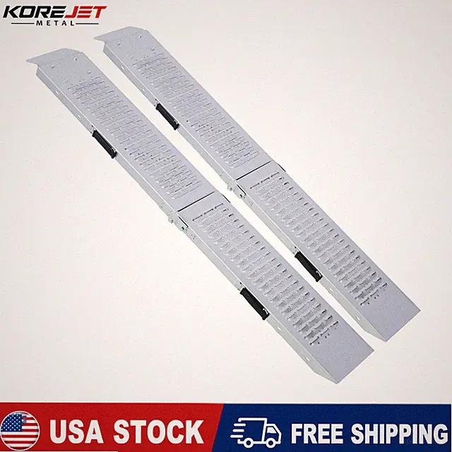 Pack of 2 Folding Loading Ramps - 950 lbs Max for Moto & Bike Access, 63'' Size
