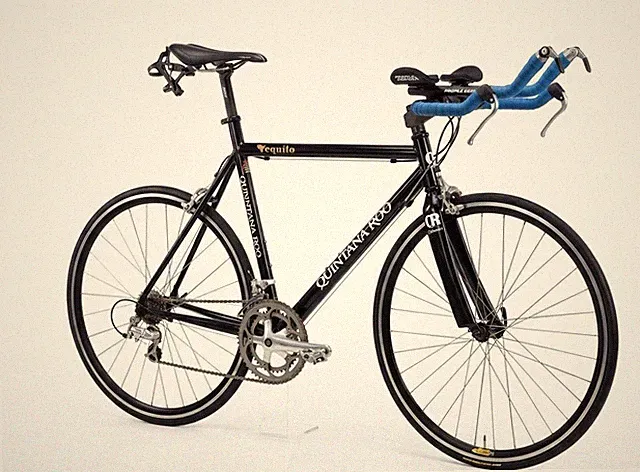 Quintana Roo Quillo Triathlon Bike Black 700C Aerobar Caliper Aluminum