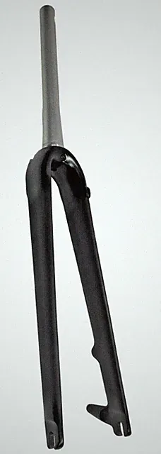 RHR Carbon‑Alloy Gravel Road Fork 700C Tapered Post Mount QR 9×100 Matte Black