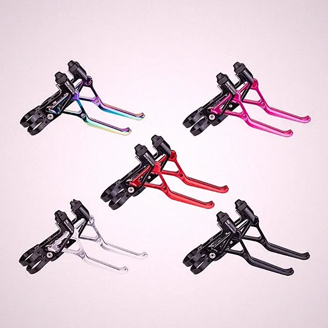 Road Bike Fixed Gear Ultralight Cold Forged Aluminum Brake Lever Durable