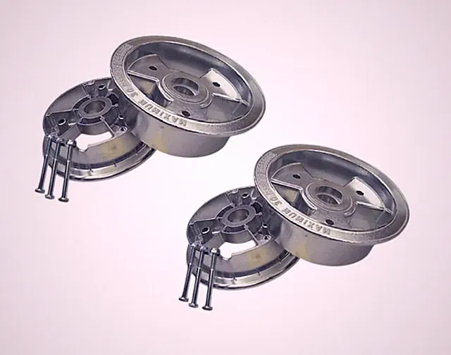 Set of 2 6″ Aluminum Tri-Star Wheel 3.5″ for Mini Bike Go Kart Drift Trike