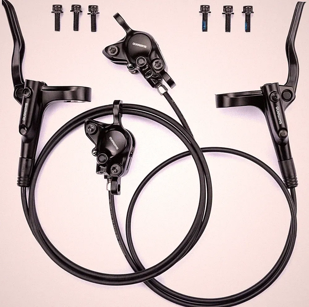 Shimano Altus MT200 Hydraulic Disc Brake Set Front Left & Rear Right MTB Bike