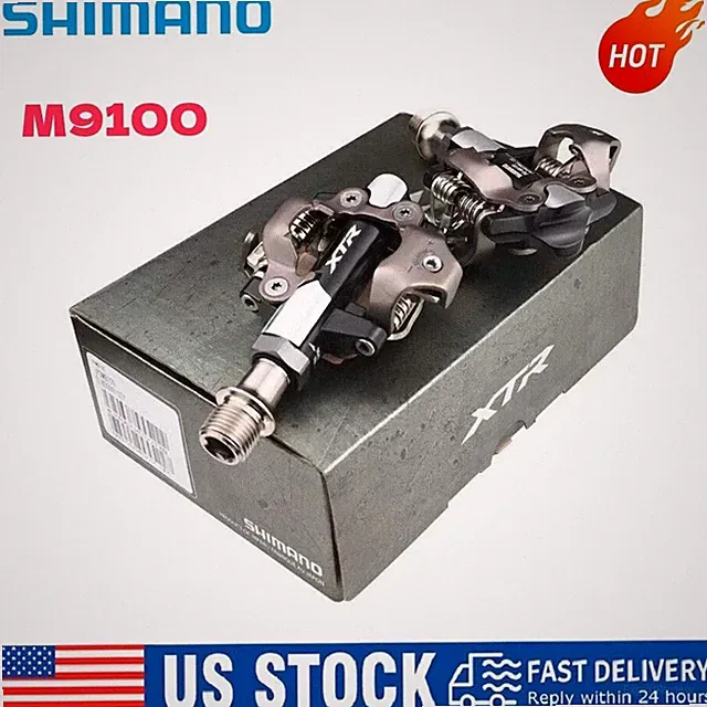 Shimano XTR PD-M9100 SPD Clipless Pedals w/SH51 Cleat MTB 9/16" Standard Version