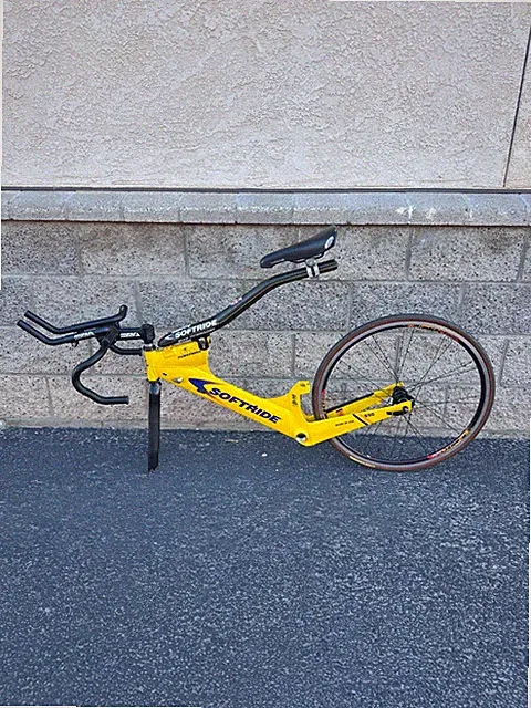 Softride Powerwing 650 TT Triathlon bike 52cm Frame/Fork/Handlebars/R Wheel