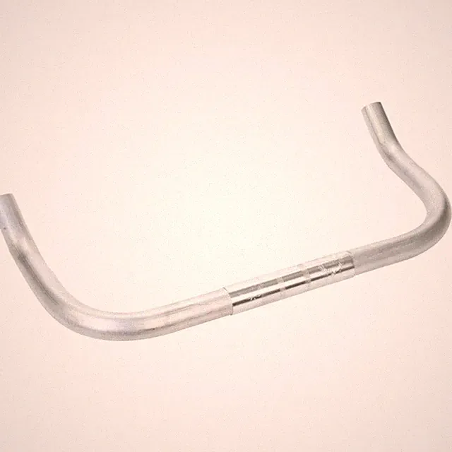 Sunlite Bull Horn Handlebars, 25.4 x 400mm, Silver