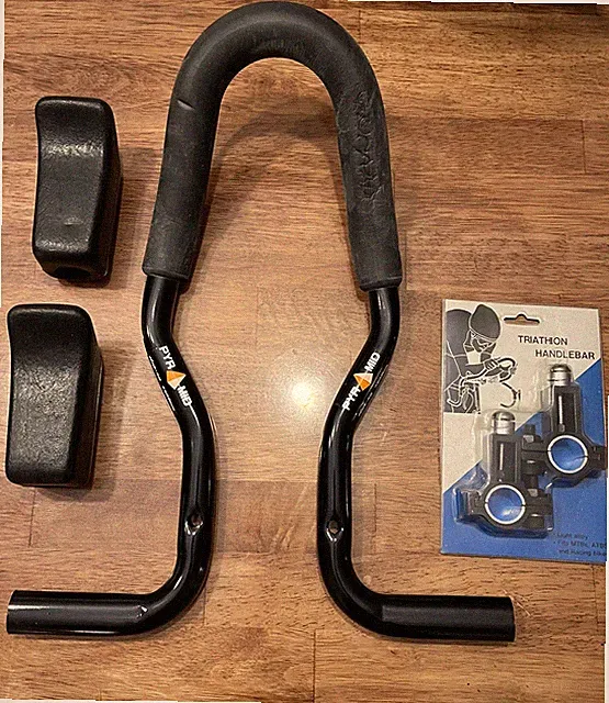 Triathlon Handlebar Road Racing Bike Black Aluminum