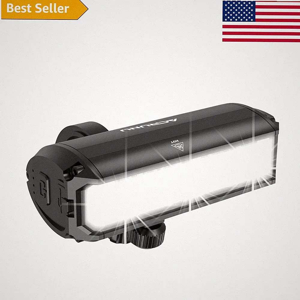 Ultra Bright 3400 Lumens LED Bike Light - 5 Modes, Rechargeable & Durable Design