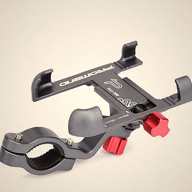 Cell Phone Mount Holder Bicycle GPS Bracket360° Aluminium Motorcycle Handlebar