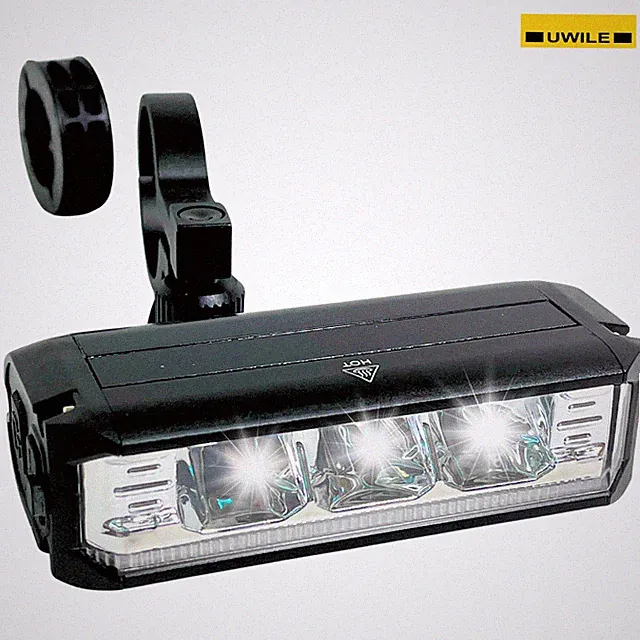 UWILE Ultra Bright Bike Light for Night Riding, Rechargeable Bicycle Headlight.