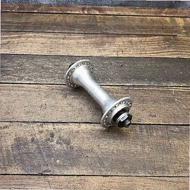 Vintage Maillard Front Hub 36H 100mm QR Silver France Road Bike Alloy