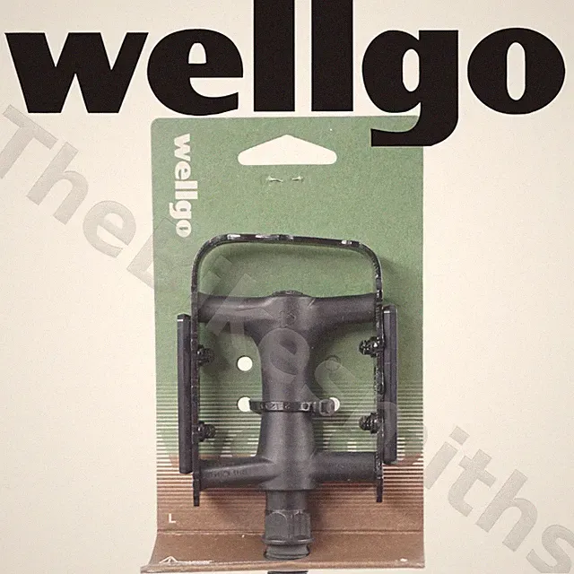 Wellgo Alloy Cage Resin Pedal 9/16" Black Mountain Hybrid Bike M2373DU