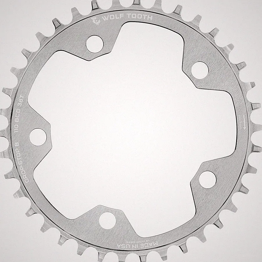 Wolf Tooth 110 BCD Cyclocross and Road Chainring - 38t, 110 BCD, 5-Bolt